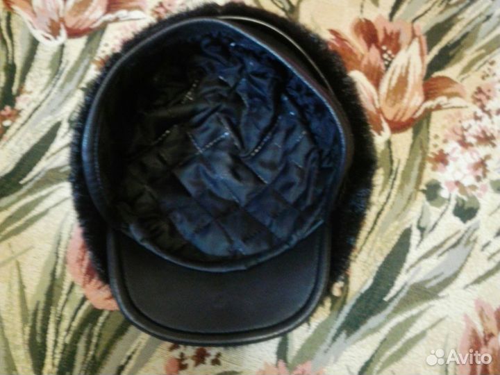 Меховая мужская кепка