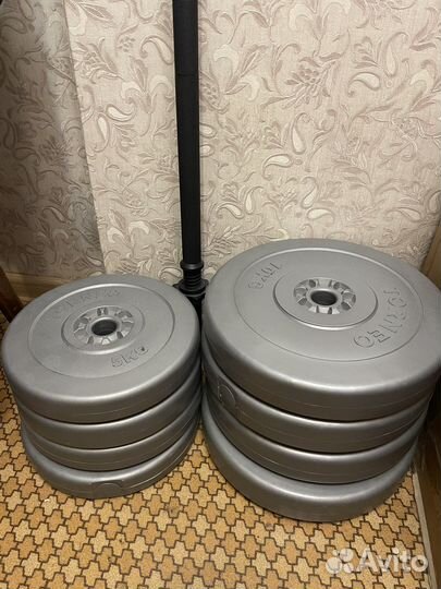 Штанга гриф блины новые Torneo