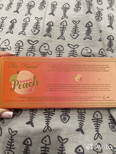 Палитра теней Too Faced Sweet Peach Оригинал