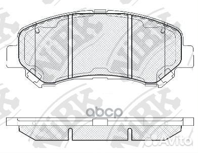 Nsin0019715983 Колодки тормозные дисковые перед