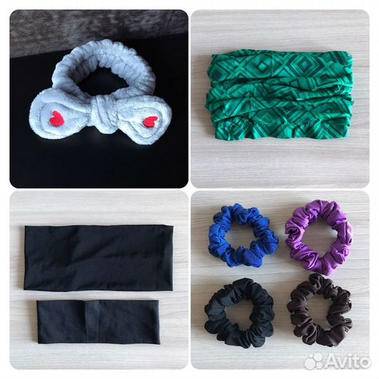 Резинки для волос. Повязки для волос. Новые