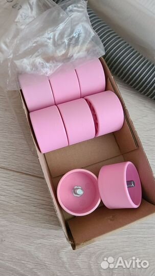 IKEA накладки цветные на ножки для мебели