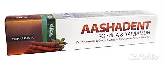 Зубная паста Корица Кардамон Aashadent 100 г