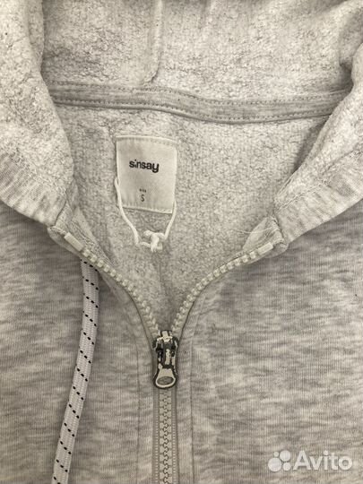 Толстовка на молнии с капюшоном женская xs