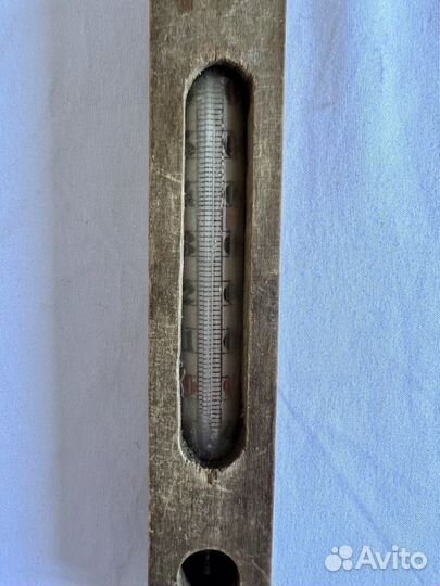 Термометр старинный деревянный начало 20 века