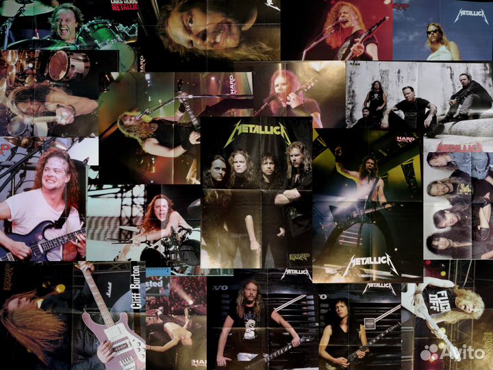 Постеры рок групп 80-90-х годов и другие
