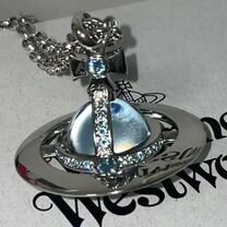 Vivienne Westwood серебряная цепочка green mint