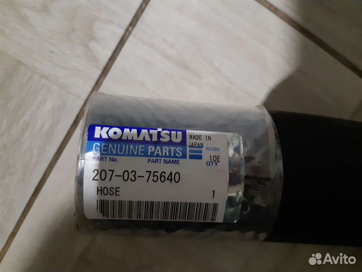 Патрубок радиатора коматцу 207-03-75640