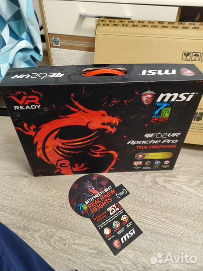 Игровой ноутбук MSI GE62 MVR 7RG Apache pro