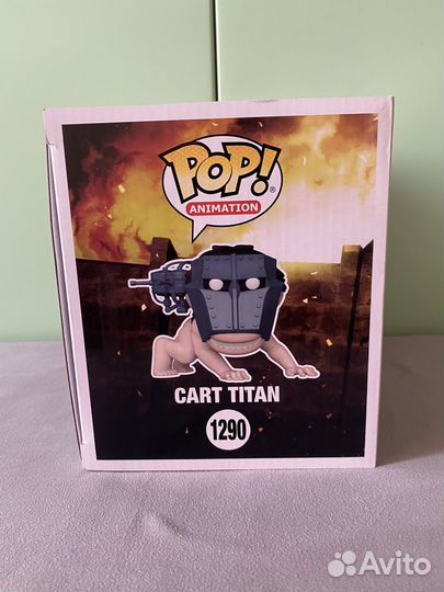 Funko pop attack on titan Cart Titan #1290