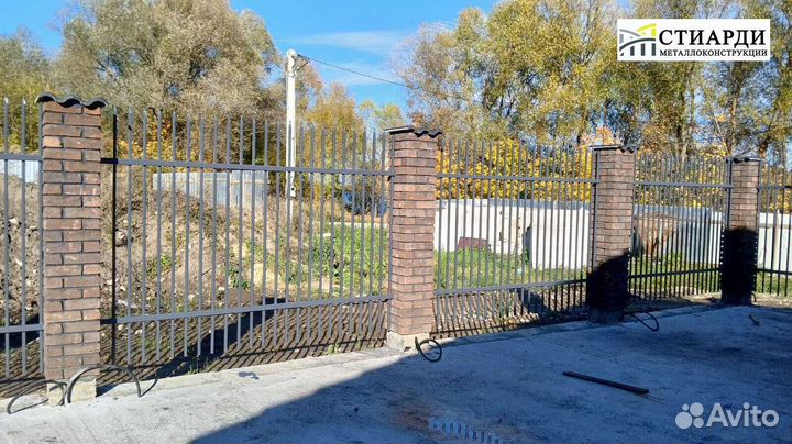 Забор кованый новый под ключ