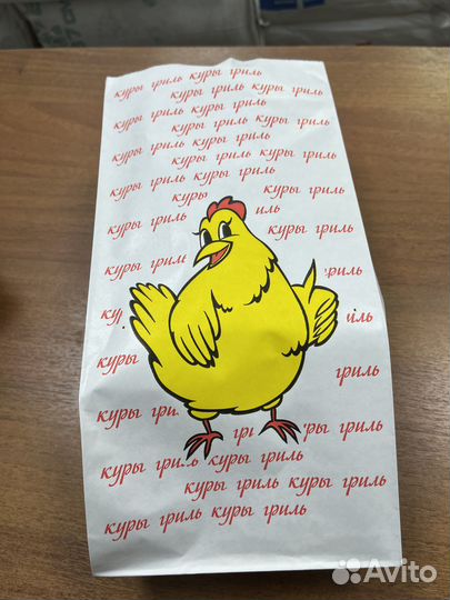 Пакеты куры-гриль с фольгой 100шт/уп оптом