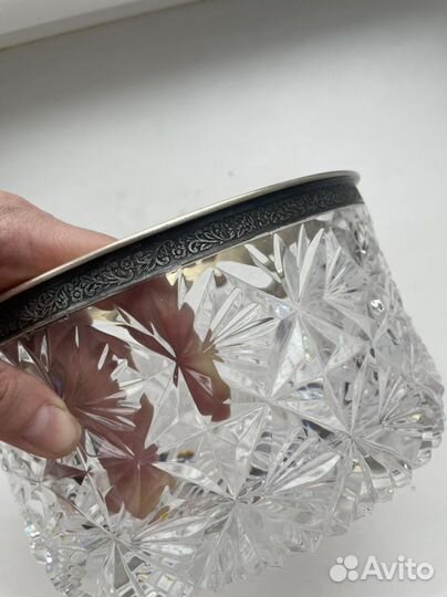 Конфетница мельхиор СССР