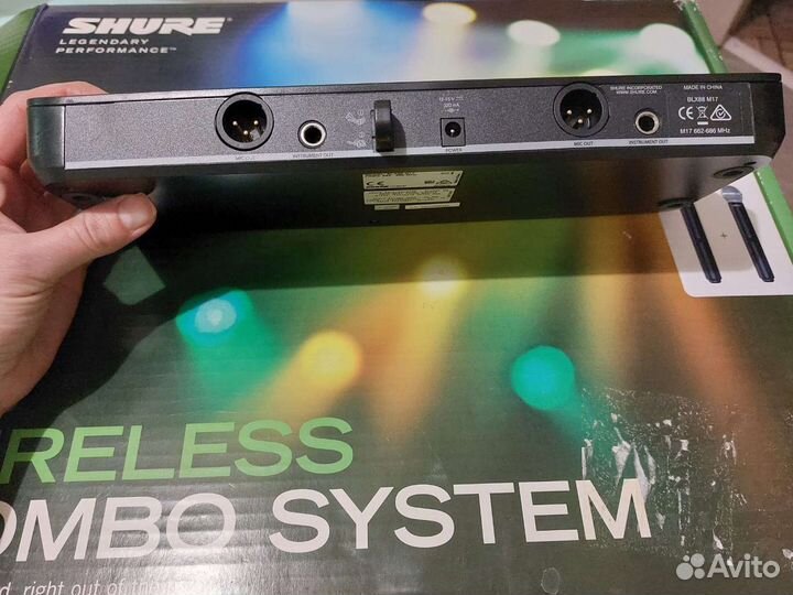 Микрофон Shure BLX288E/SM58-M17