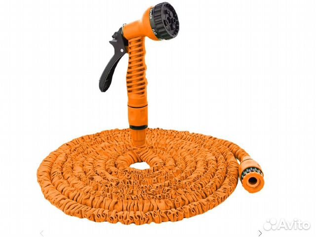 Набор для полива растягивающимся шлангом Вихрь 15