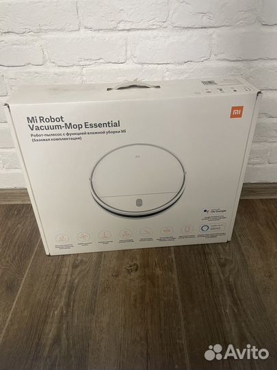 Робот пылесос xiaomi mi robot vacuum mop essential