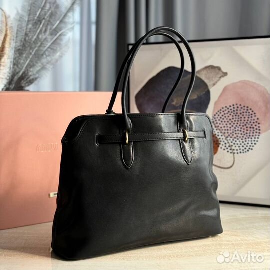 Практичная сумка MIU MIU кожа женская