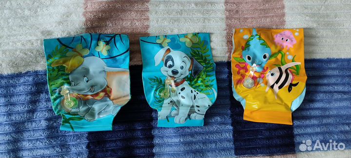 Надувные круги детские и нарукавники для плавания