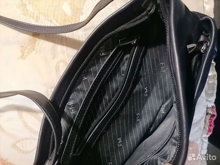 Кожаная сумка, Италия, бу