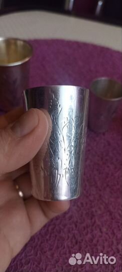 Рюмка, стопки серебро