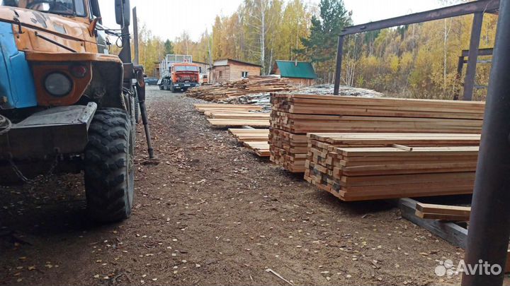 Доска обрезная лиственница