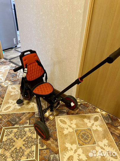 Детский складной трехколесный велосипед