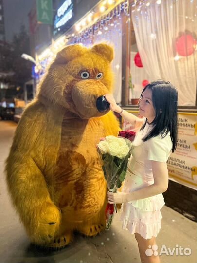 Ростовая кукла бурый медведь 2,6