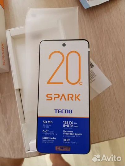 TECNO Spark 20с, 8/128 ГБ