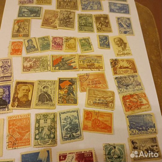 Марки СССР и Англии