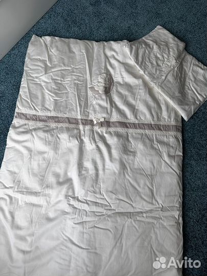 Детское одеяло и подушка в кроватку, пододеяльник