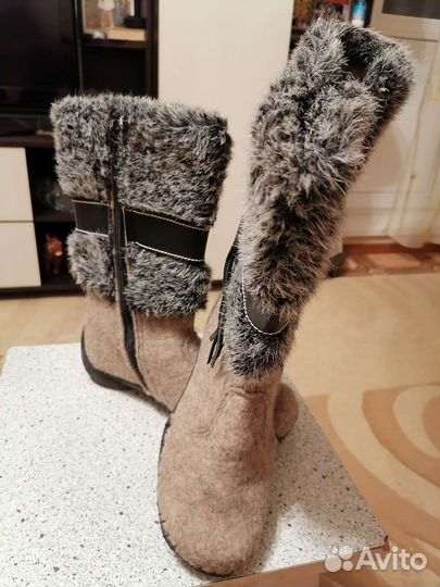 Сапоги зимние для девочки 35 размер