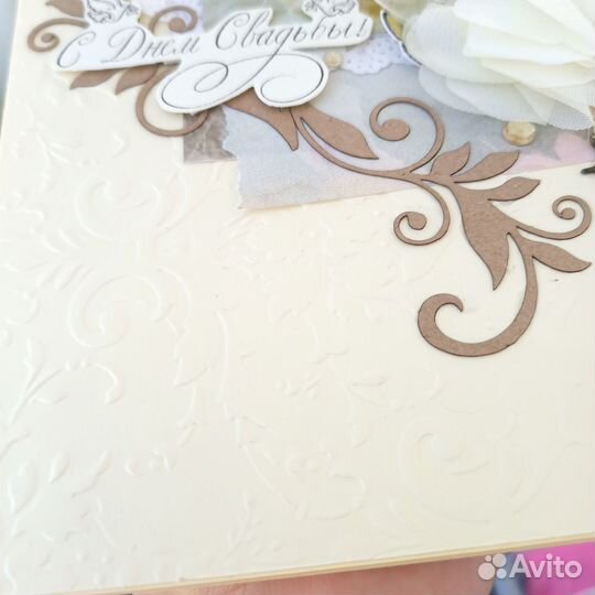 Свадебные открытки ручной работы