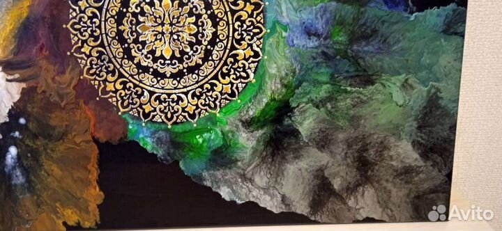 Картина акрилом на холсте