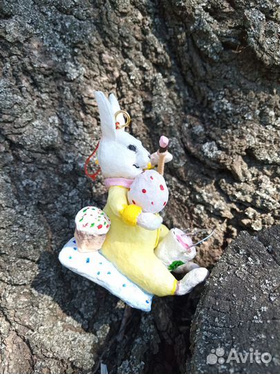 Пасхальный декор,пасхальный заяц