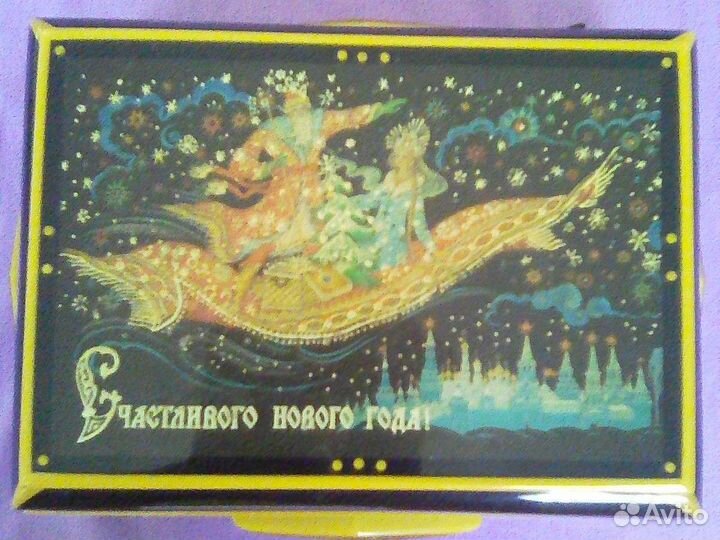 Шкатулка Палех. СССР