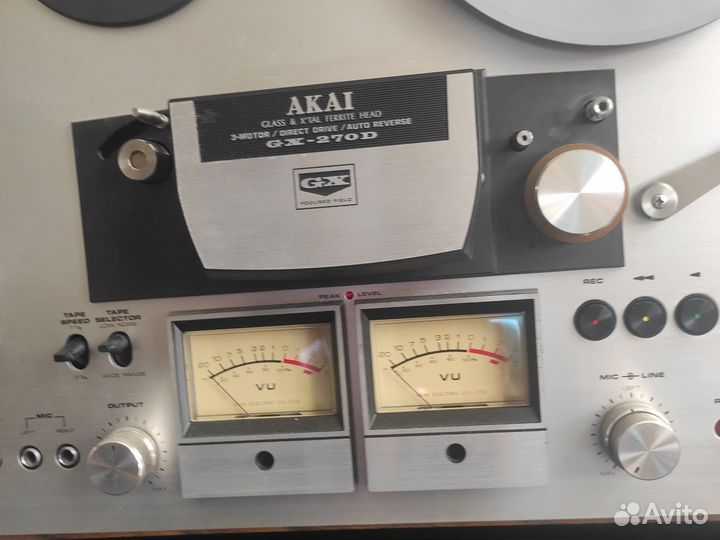 Катушечный магнитофон akai gx 270D