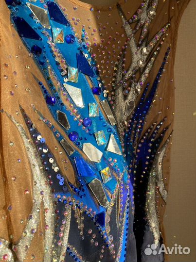 Купальник для художественной гимнастики, рост 146