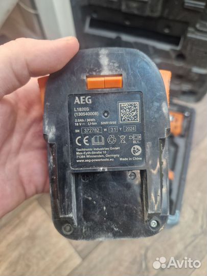 Шуруповерт aeg bs18g4