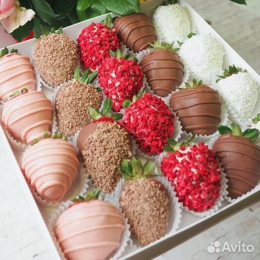 Клубника в шоколаде Казань