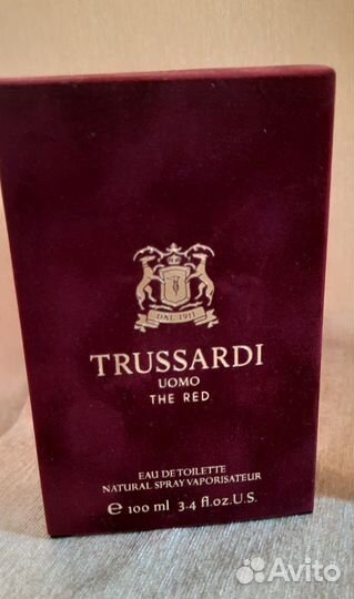 Коробка и пустой флакон Trussardi