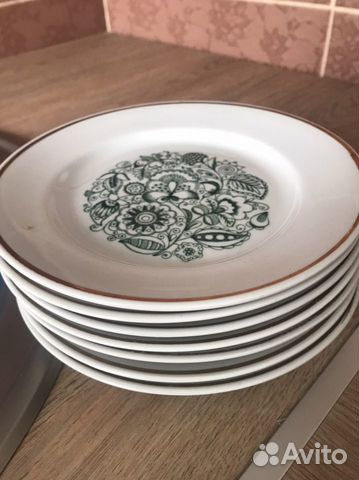 Наборы тарелок по 6 шт