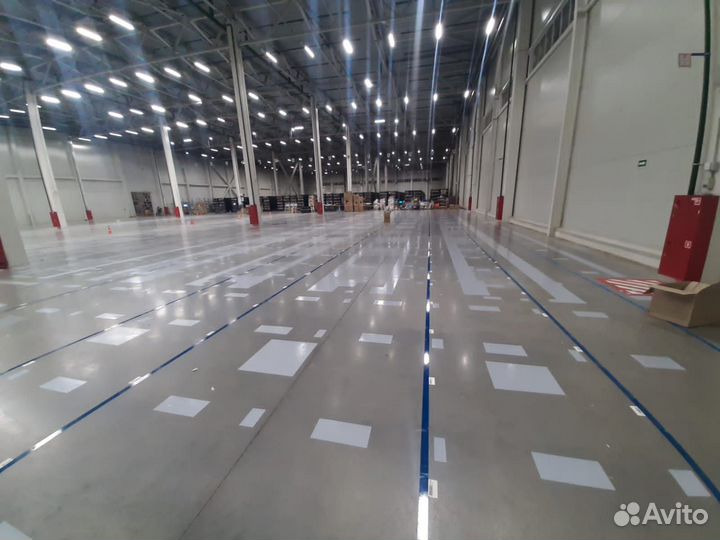 Промышленные бетонные полы, топпинг