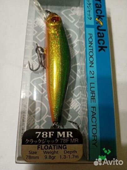 Воблеры Pontoon 21 Crackjack 78F-MR (9,8г)