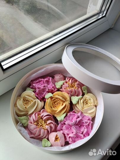 Сладкий букет из зефира