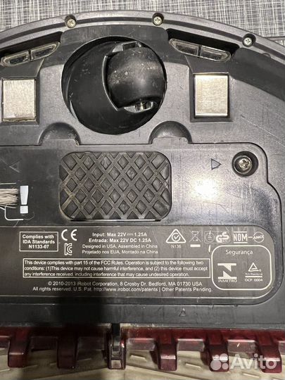 Пылесос IRobot Roomba 880 Ремонт или на запчасти