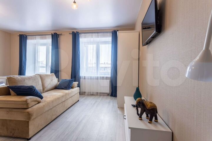 Квартира-студия, 34 м², 6/6 эт.