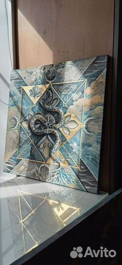 Натальная карта Джйотиш Репродукция. Змея. Мандала