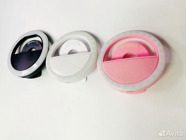 Селфи-кольцо вспышка фронтальная IOS, Android