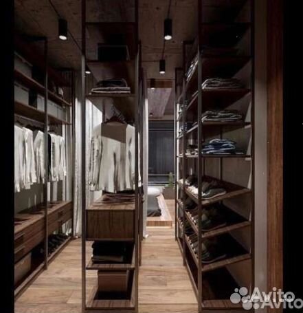 Гардеробная система лофт