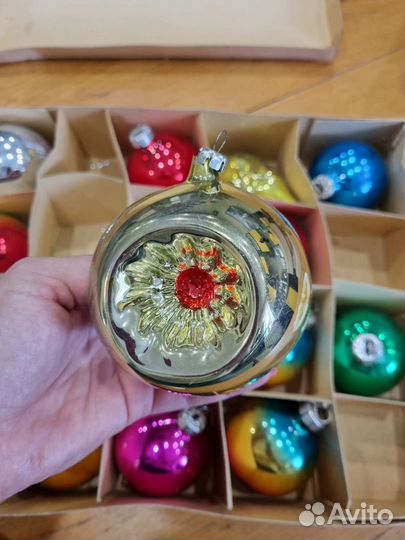 Набор елочные шары гдр